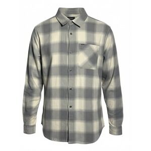 Buffalo David‎ Bitton Mens Sinclair Plaid Flannel Shirt in Ultimate Gray L